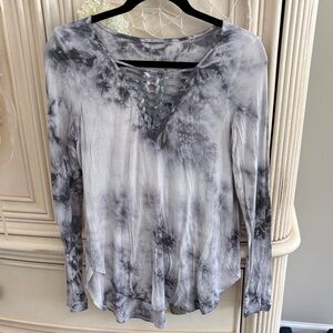 American Eagle Tie-Dye Long Sleeve Top